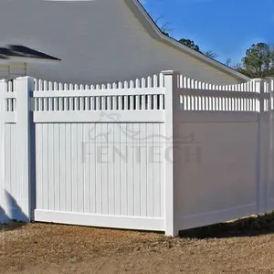 Vinyl Fence Panels Free Maintenance 6ft.H X 8ft.W Picket-Top Plastic Privacy Fence Panels Pvc Vinyl Privacy Fence