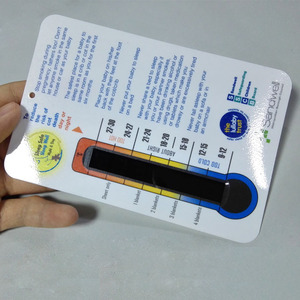באיכות גבוהה פלסטיק PVC לשימוש חוזר לחץ מצב רוח קלפי כרטיס - Product Image 3