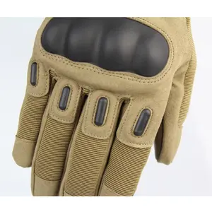 Vollfinger-Fahrrad handschuhe Touchscreen Army Green Rubber Hard Knuckle Tactical Gloves
