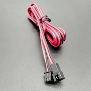 Cavo cablaggio 1M 2M AWM 2468 AWG 24 Rosso/Nero con connettore JST XH 2 pin maschio-femmina - Product Image 2
