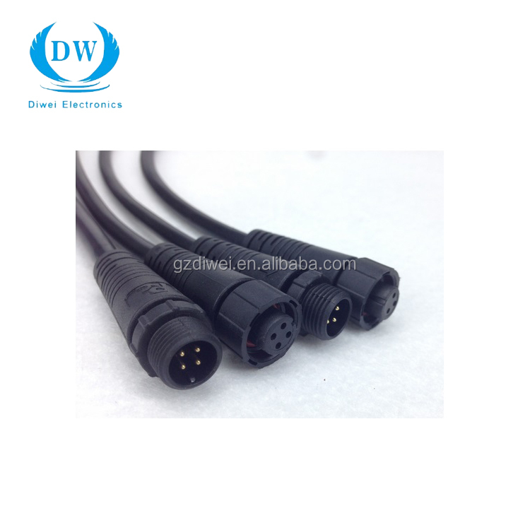 2 pin impermeable IP68 cable conector para LED