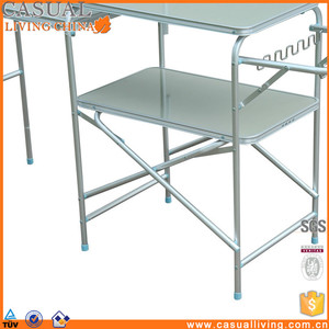 6' Portable Fold-Up <strong>Camp</strong> <strong>Kitchen</strong> with Windscreen Folding Camping Table - Product Image 3