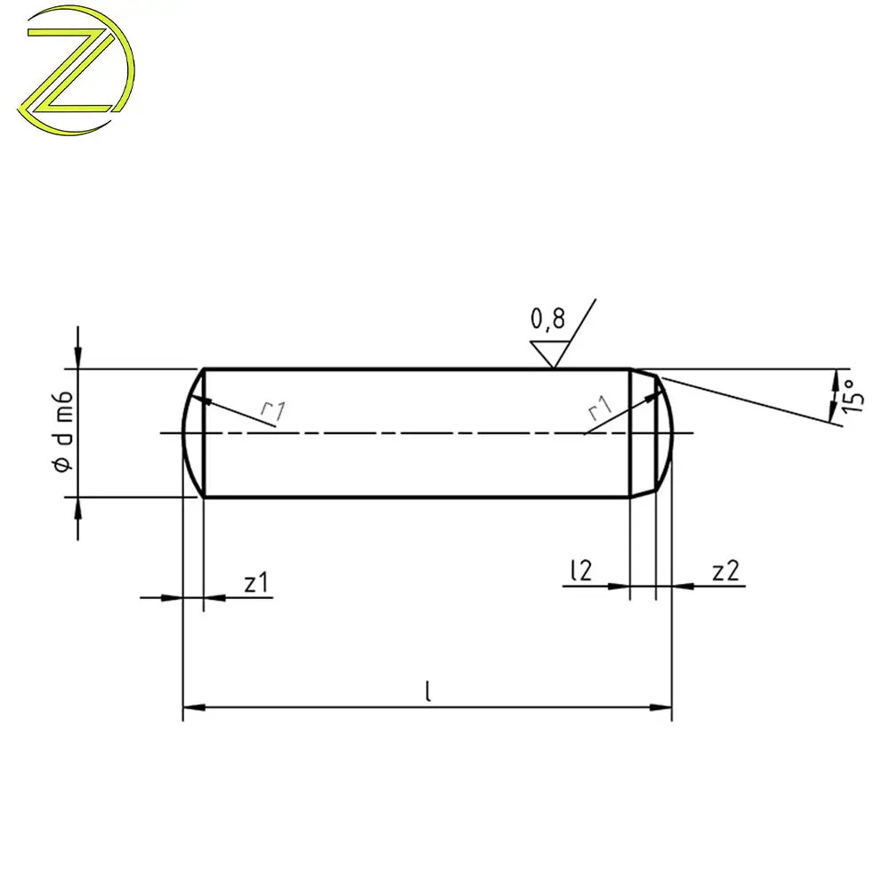 tapped dowel pin supplier straight long 10mm 11mm 12mm 13mm 14mm 16mm dowel pin sizes in mm