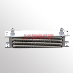 Universal 9 Row 235mm matrix <span class=keywords><strong>AN</strong></span>-10AN Aluminium Motor Getriebeölkühler Schwarze - Product Image 3