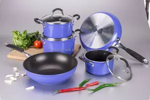 Forged aluminium best cookware sets kitchen