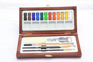 Bview Art Professionele Houten Doos Pakket Solide Aquarel Verf Pack Voor Aquarel En Schetsen - Product Image 4