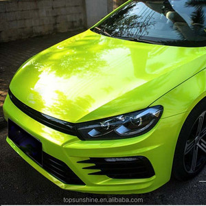 Haute <span class=keywords><strong>brillant</strong></span> vert <span class=keywords><strong>carrosserie</strong></span> vinyle auto wrap autocollants - Product Image 2