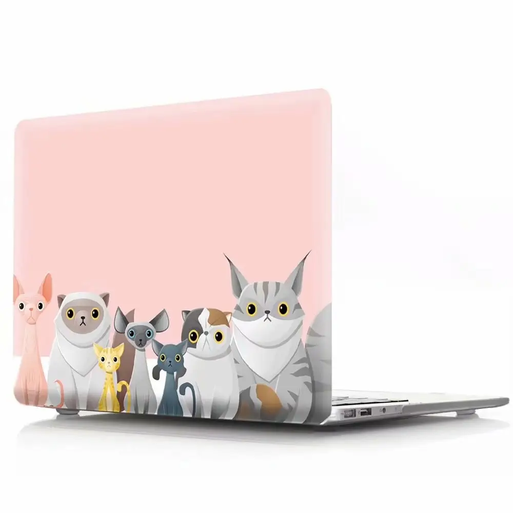 Drop Shipping Cat Nieuwe Matte Case Voor Macbook Air Pro 11 12 13 15 Inch
