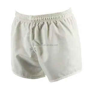 Atacado design personalizado 100% poliéster afl shorts profissional plus size branco robusto