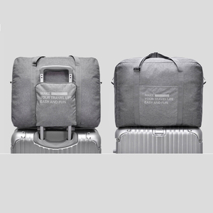 Benutzer definierte LOGO Lightweight Large Capacity Faltbare Reisetasche Aufbewahrung Wasserdichte faltbare Reisetasche - Product Image 5