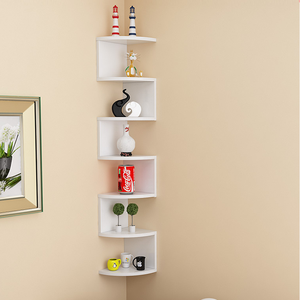 Estante de <span class=keywords><strong>Pared</strong></span> de <span class=keywords><strong>Madera</strong></span> para Decoración de Interiores, Diseño de Cinco Niveles o Más, en Oferta - Product Image 3