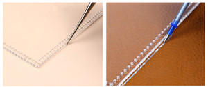 1PCS DIY Handmade <strong>Leather</strong> <strong>Tools</strong> R Rules Rounded Corners Full Size Acrylic Template - Product Image 4