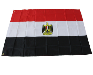Bandera Nacional De Egipto personalizada para colgar, 90x150cm, venta al por mayor - Product Image 1