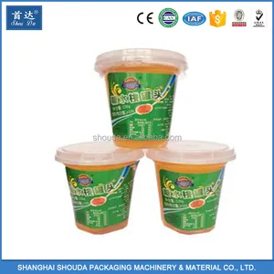 Shanghai CE Certification gobelet en plastique de jus filler sealer machines