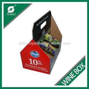 2015 <span class=keywords><strong>el</strong></span> <span class=keywords><strong>mejor</strong></span> 6 botella de <span class=keywords><strong>vino</strong></span> de cartón botella portador - Product Image 2