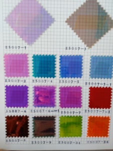 ฟิล์มเรซิ่น TPU ใสเปลี่ยนสีรุ้ง สำหรับทำกระเป๋า - Product Image 6