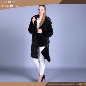 Parka in Vera Pelliccia di <span class=keywords><strong>Visone</strong></span> di Alta Qualità per <span class=keywords><strong>Donna</strong></span>, <span class=keywords><strong>Cappotto</strong></span> Invernale in Pelliccia di <span class=keywords><strong>Visone</strong></span> - Product Image 5