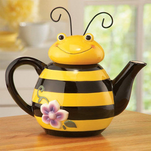 Bee Shape Cute Cartoon <strong>Ceramic</strong> <strong>Tea</strong> <strong>Pot</strong> - Product Image 2
