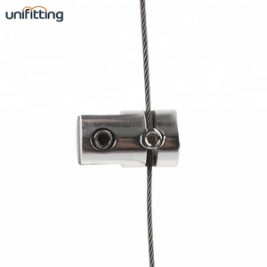 Top Bottom Single Sided <strong>Clamp</strong> Hanging Panel Support Cable Display Kits A-CVS-<strong>B</strong>-GL