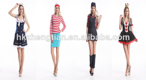 2014 las ventas caliente traje de las señoras <span class=keywords><strong>vestido</strong></span> de lujo hasta glee animadora 20s flapper 70s retro feliz de halloween - Product Image 5