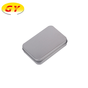 Bán buôn bạc hình chữ nhật nhỏ hộp thiếc tùy chỉnh in logo tái chế bao bì cho dây chuyền bông tai vòng tay nhẫn - Product Image 4