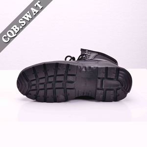 9 Inch Jungle Laarzen Hoge Enkel Zwarte Gevechtsstijl Met Veters Sluiting Vibram Buitenzool En Gewatteerde Kraag - Product Image 5