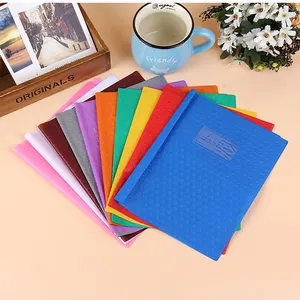 Couverture pour livre en plastique, 1 pièce, couverture pour livre avec motif de gemmes, personnalisé en PVC, couverture pour livre avec Logo personnalisé, A6