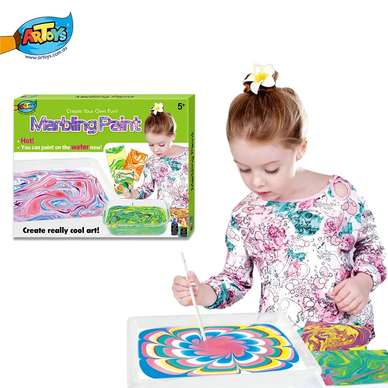 Prix d'usine DIY Art Water Marbling Paint Kit pour enfants