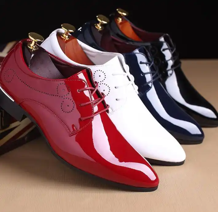Sapatos masculinos de couro artificial, sapatos formais, da moda, para verão e primavera, up-0453r