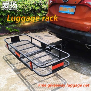500LBS D'attelage En Acier Support Porte-Bagages Arrière de Voiture Porte-Bagages Cargaison En Vrac - Product Image 4