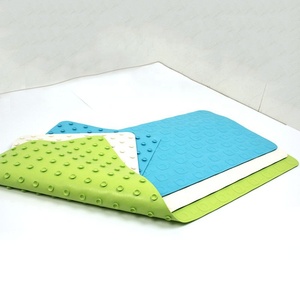 Thảm tắm hình vuông chống trơn trượt thiết kế hiện đại, chất liệu cao su sản xuất máy móc, dành cho trẻ em, xuất xưởng trực tiếp. - Product Image 3