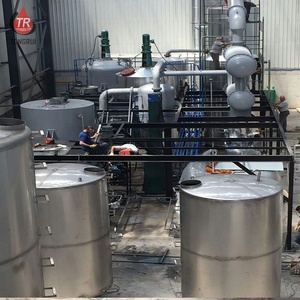 Máquina de destilación/destilación al vacío, sistema de refino de aceite residual, máquina de reciclaje de aceite de Motor usado