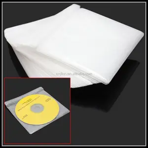 JILONGYIZU 100 stuks Duurzaam CD DVD DISC Storage Case Bag Cover Plastic Mouw Houder