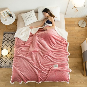 Wholesale Super Soft Thick Warm <strong>Plush</strong> Sherpa Fleece <strong>Blanket</strong> - Product Image 4