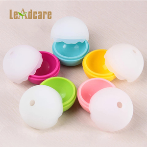 Voedselveilige siliconen mal, transparante langzaam smeltende kristallen ijsbalvorm, transparante siliconen ijsbalvorm, ODM&OEM - Product Image 2