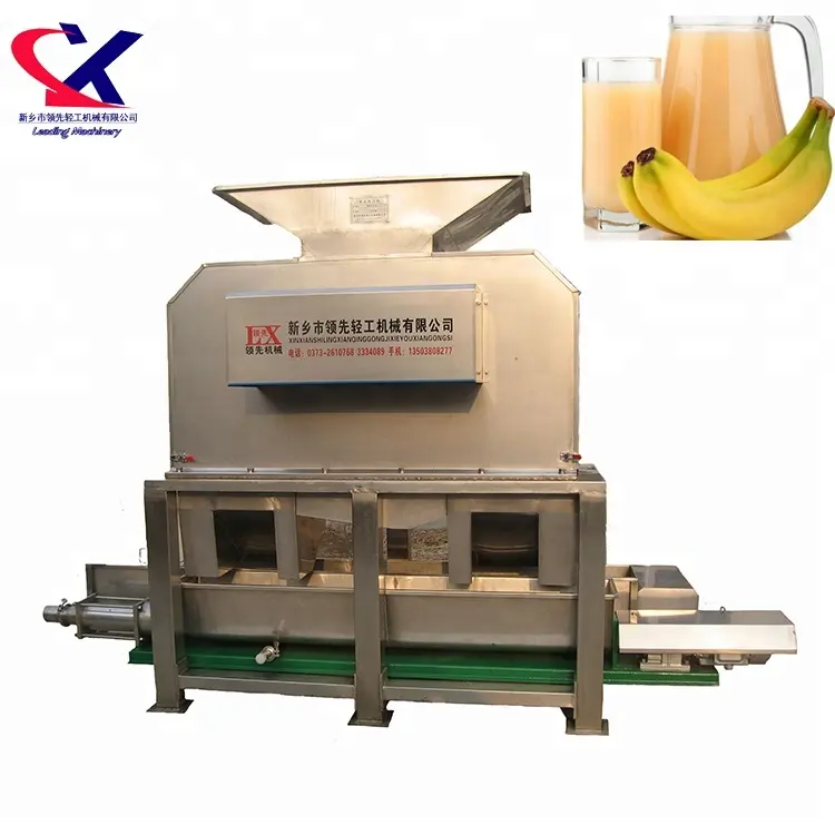 Avanzata Spremiagrumi Linea di Produzione di Macchine per La Lavorazione di 3000 KG/H Industriale Automatica Macchina per Fare il Succo di Banana