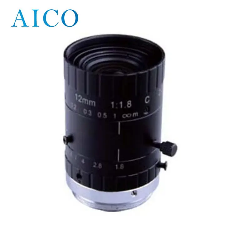 2/3 In F1.8 Manual Iris 3mp 12 Mm Focal Length 12mm C Mount Machine Vision Cctv Lens With 3megapixel Resolution