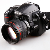 Lightdow 85mm F1.8 मैनुअल फोकस कैमरा लेंस Nikon के लिए D850 D800 D750 D610 D300 D3100 D3200 D3400 D5100 D5200 कैमरा लेंस