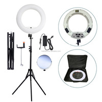 Yidoblo FD-480II 96W 3200K-5500K bi-couleur led cercle 18 pouces anneau lumière studio lumière make up selfie lumière