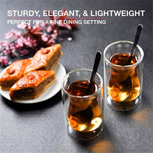 Set di <span class=keywords><strong>bicchieri</strong></span> <span class=keywords><strong>da</strong></span> tè isolati tazza trasparente tazze <span class=keywords><strong>da</strong></span> caffè <span class=keywords><strong>bicchieri</strong></span> a doppia parete bicchiere termico per caffettiera turca - Product Image 3