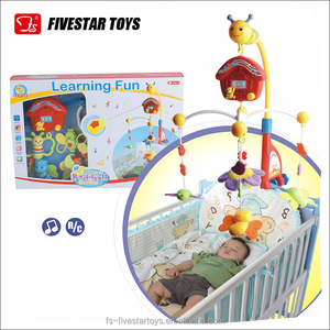 Vente chaude RC Infantile Activité <span class=keywords><strong>Lit</strong></span> Cloche Jouets Suspendus Bébé <span class=keywords><strong>Mobile</strong></span> <span class=keywords><strong>Musical</strong></span> - Product Image 1