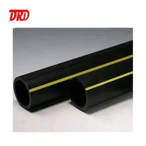 Khí mật độ cao HDPE Ống DN32 pe100 polyethylene ống cho khí nhiên liệu cung cấp sdr11 đường ống và electrofusion phụ kiện