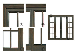 <span class=keywords><strong>Porte</strong></span> <span class=keywords><strong>coulissante</strong></span> en verre pleine vue de style <span class=keywords><strong>japonais</strong></span>, élégante, à 4 panneaux, d'occasion - Product Image 3