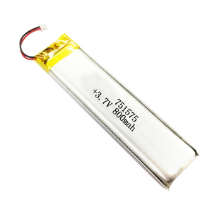 Batterie au Lithium polymère personnalisée 751575 <span class=keywords><strong>800mah</strong></span> 3.7v batterie LiPo rechargeable - Product Image 4