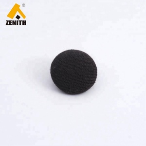Bm10788 19mm <span class=keywords><strong>Shank</strong></span> nút tự vải màu đen bao phủ thân thiện với môi nút vải - Product Image 5