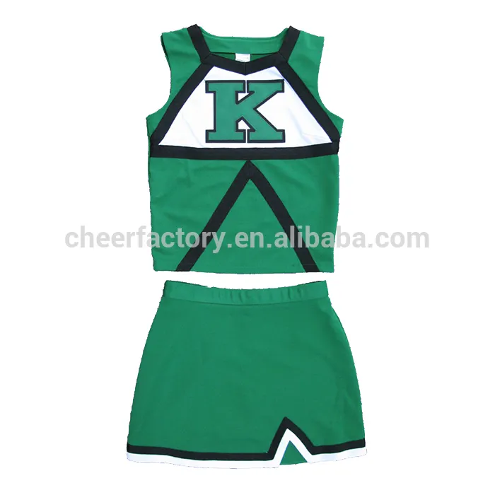 High Quality Cheerleader Costume Cheerleader Fancy Dress Costume Womens High School Cheer Cheap Children Cheerleading Uniforms