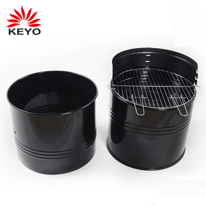16 Inch Black Oil Barrel Barbecue Powder Coated Vertical <strong>Grills</strong> <strong>Drum</strong> Charcoal <strong>Bbq</strong> <strong>Grill</strong> - Product Image 3