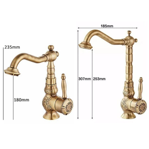 Frap robinetterie de lavabo antique, robinets de lavabo de haute qualité <span class=keywords><strong>robinet</strong></span> d'évier pour salle de bains AF0326 - Product Image 6