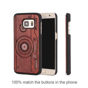 2021 classico di Legno Cassa Del Telefono Mobile e Accessori per Samsung <span class=keywords><strong>Galaxy</strong></span> <span class=keywords><strong>S7</strong></span> Copertura In Legno per Samsung <span class=keywords><strong>S7</strong></span> bordo - Product Image 5