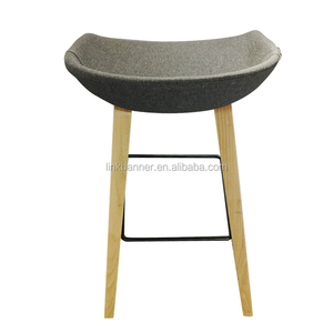 LK-515B asiento cojín de tela metal pintado reposapiés silla - Product Image 2